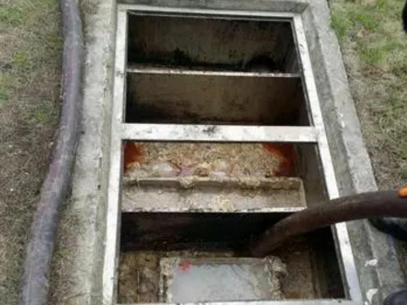 阳江镇隔油池清理